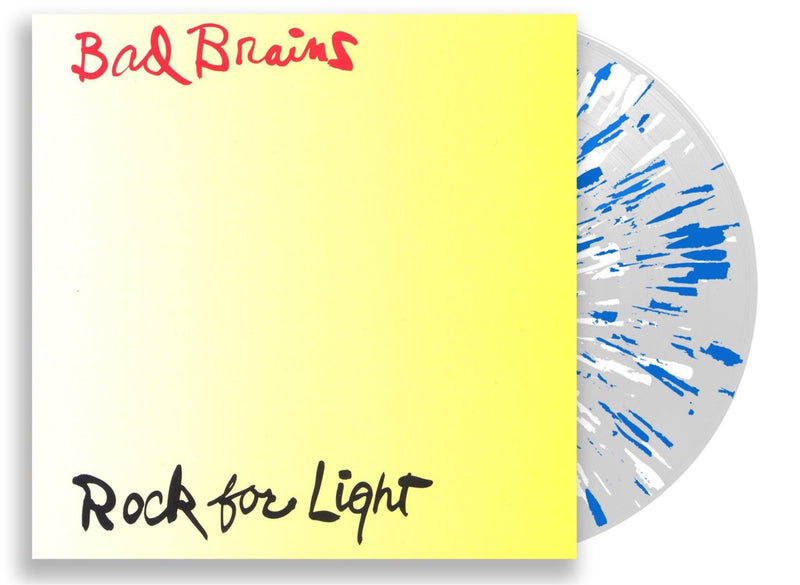 BAD BRAINS 'ROCK FOR LIGHT' LP (Limited Edition — Only 350 Made, Clear, White, & Blue Splatter Vinyl)