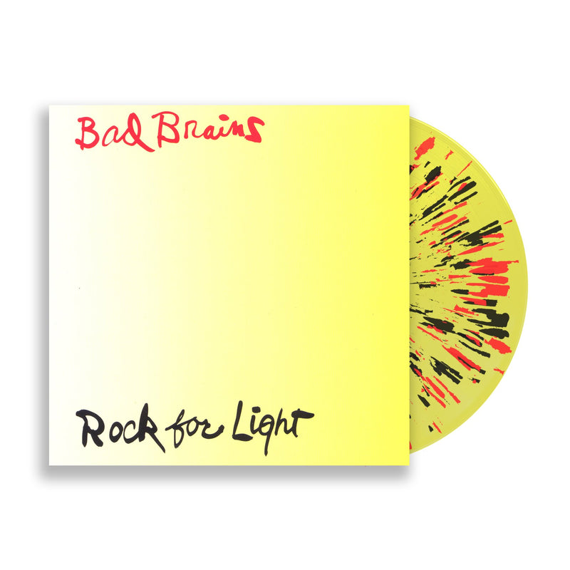 BAD BRAINS 'ROCK FOR LIGHT' LP (Limited Edition — Only 500 Made, Translucent Yellow, Red, & Black Splatter Vinyl)