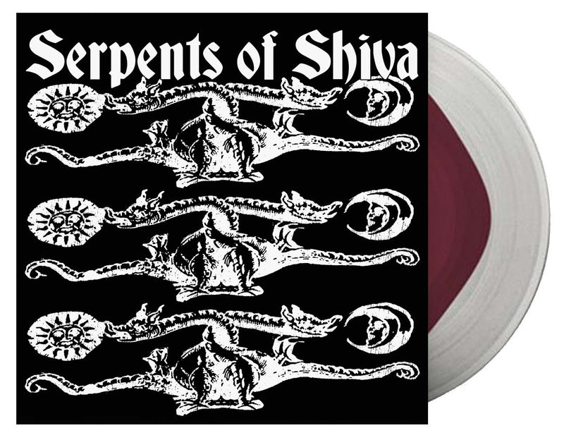 SERPENTS OF SHIVA (SCOTT VOGEL & JAY GALVIN) 'S/T' 7" EP (Limited Edition – Only 200 Made, Maroon in Clear Vinyl)