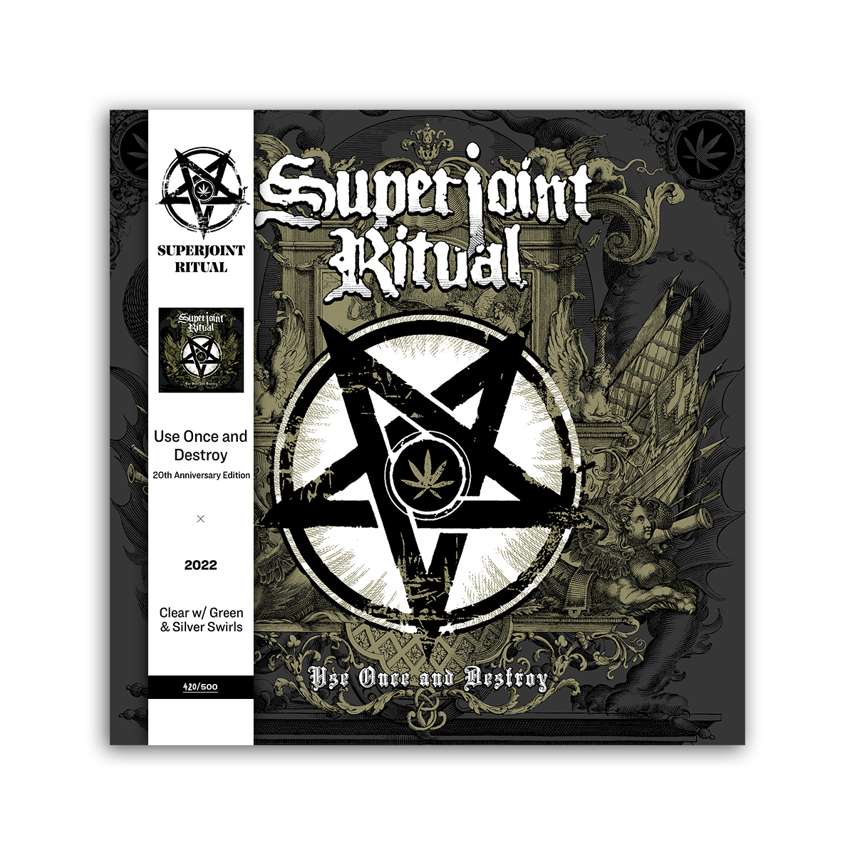 SUPERJOINT RITUAL 'USE ONCE AND DESTROY' 20TH ANNIVERSARY EDITION 2LP