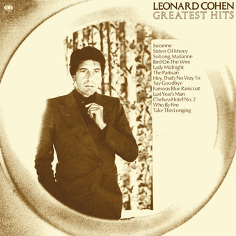 LEONARD COHEN 'GREATEST HITS' LP