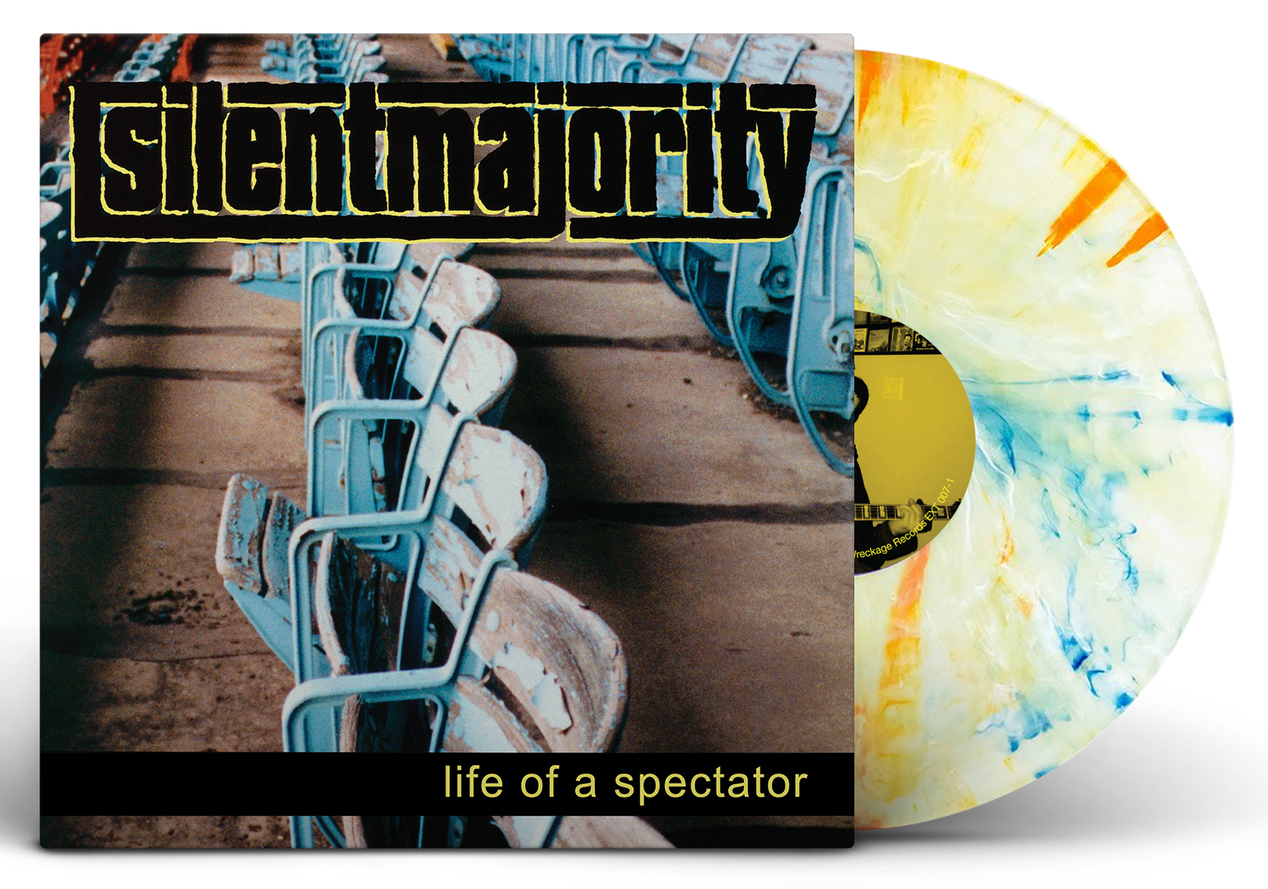 SILENT MAJORITY 'LIFE OF A SPECTATOR' LIMITED EDITION WHITE BANANA SWIRL LP – ONLY 300 MADE