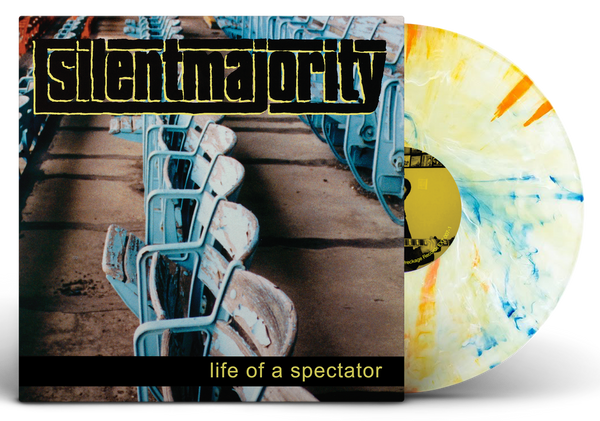 SILENT MAJORITY 'LIFE OF A SPECTATOR' LIMITED EDITION WHITE BANANA SWIRL LP  – ONLY 300 MADE