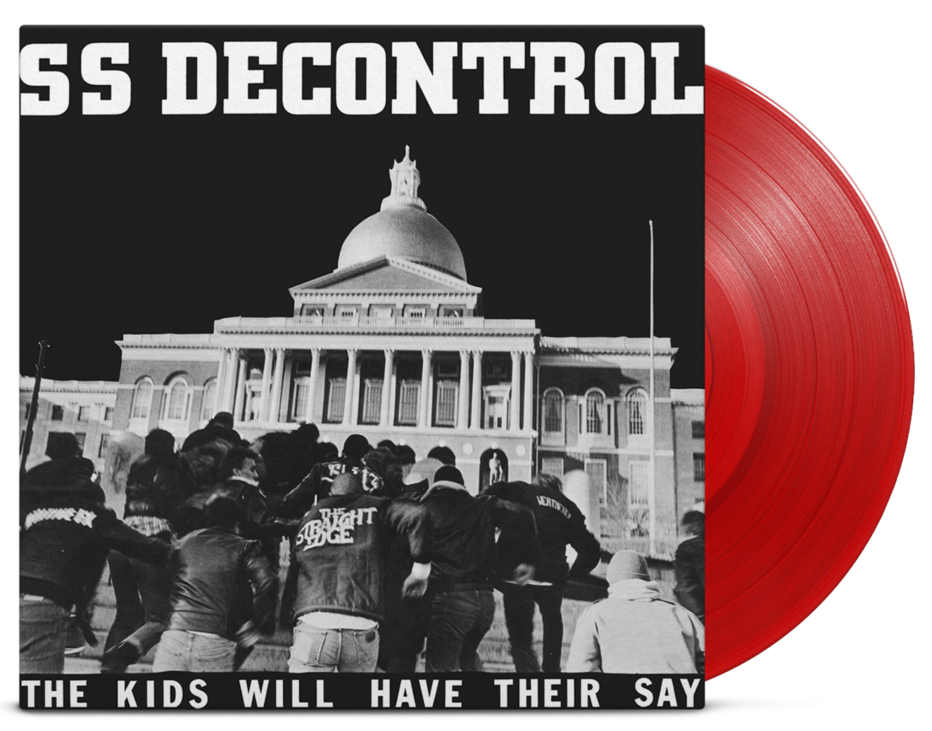 SS DECONTROL ‘THE KIDS WILL HAVE THEIR SAY’ LP (Limited Edition – Only 350 made, Transparent Red Vinyl)