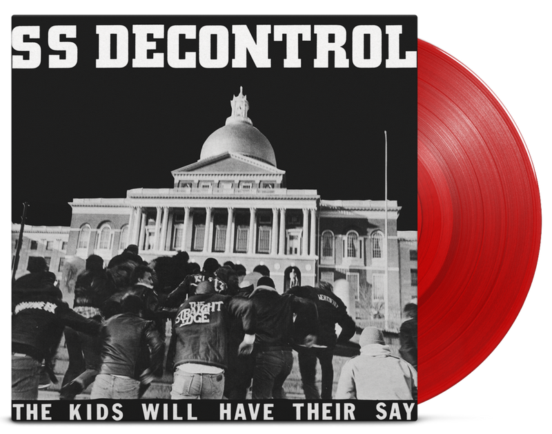 SS DECONTROL ‘THE KIDS WILL HAVE THEIR SAY’ LP (Limited Edition – Only 350 made, Transparent Red Vinyl)