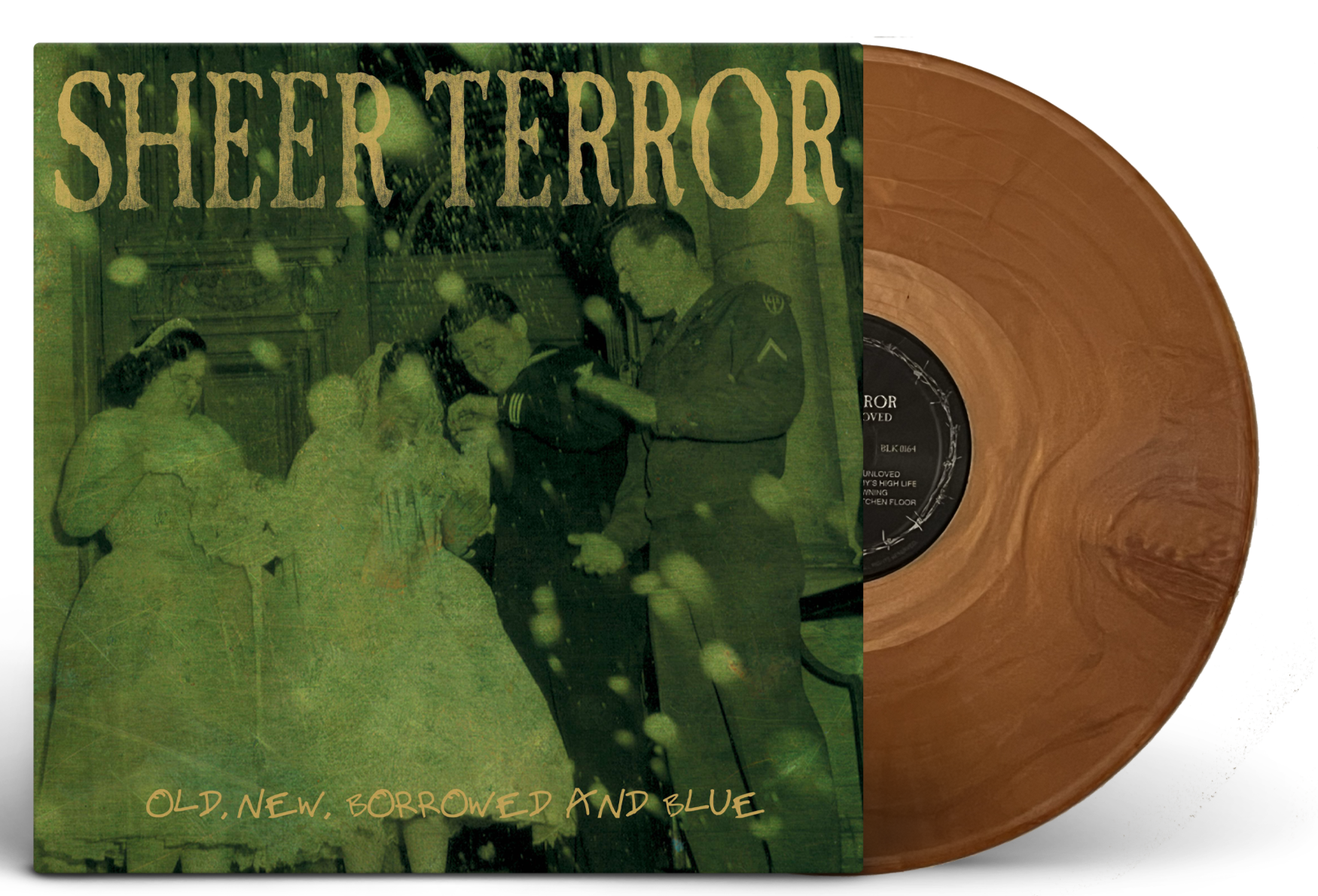 SHEER TERROR ‘OLD NEW BORROWED & BLUE’ LP (Limited Edition – SHEER TERROR ‘OLD NEW BORROWED & BLUE’ LP (Limited Edition – Only 200 Made, Gold Opaque Vinyl)Only 200 Made, Gold Opaque Vinyl)