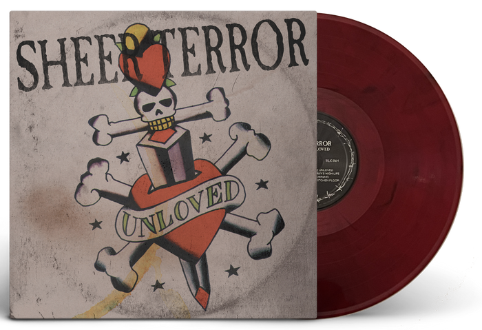 SHEER TERROR ‘OLD NEW BORROWED & BLUE’ LP (Limited Edition – Only 200 Made, Gold Opaque Vinyl)