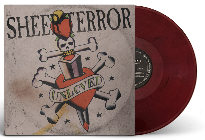 SHEER TERROR ‘OLD NEW BORROWED & BLUE’ LP (Limited Edition – Only 200 Made, Gold Opaque Vinyl)