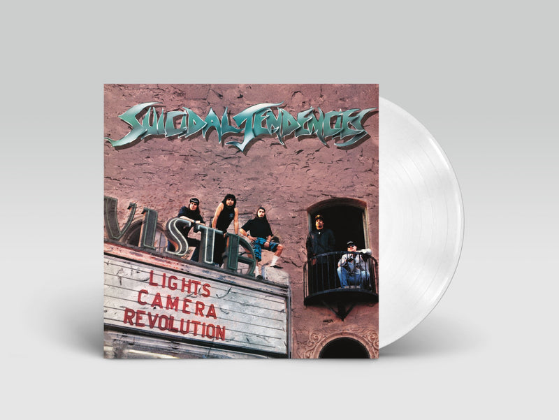 SUICIDAL TENDENCIES ‘LIGHTS CAMERA REVOLUTION’ LP (Limited Edition — Only 333 Made, White Vinyl)