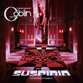 CLAUDIO SIMONETTI'S GOBLIN 'SUSPIRIA - LIVE SOUNDTRACK EXPERIENCE' LP (Red Vinyl)
