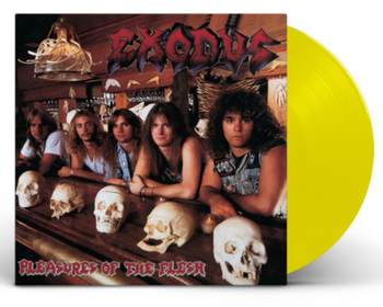 EXODUS 'PLEASURES OF THE FLESH' LP (Translucent Yellow Vinyl)