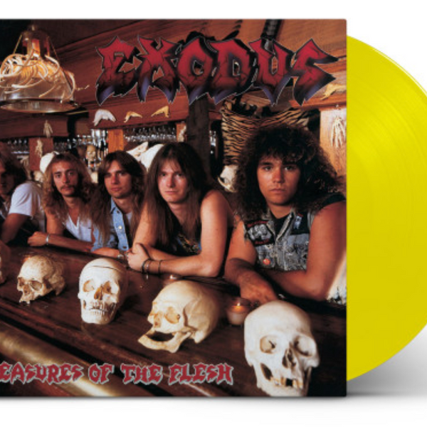 EXODUS 'PLEASURES OF THE FLESH' LP (Translucent Yellow Vinyl)