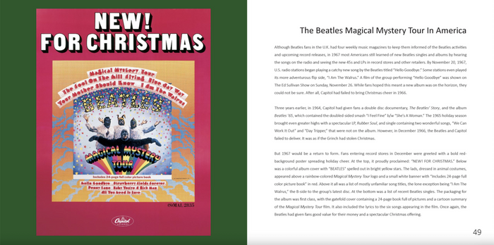 THE BEATLES MAGICAL MYSTERY TOUR AND YELLOW SUBMARINE BOOK
