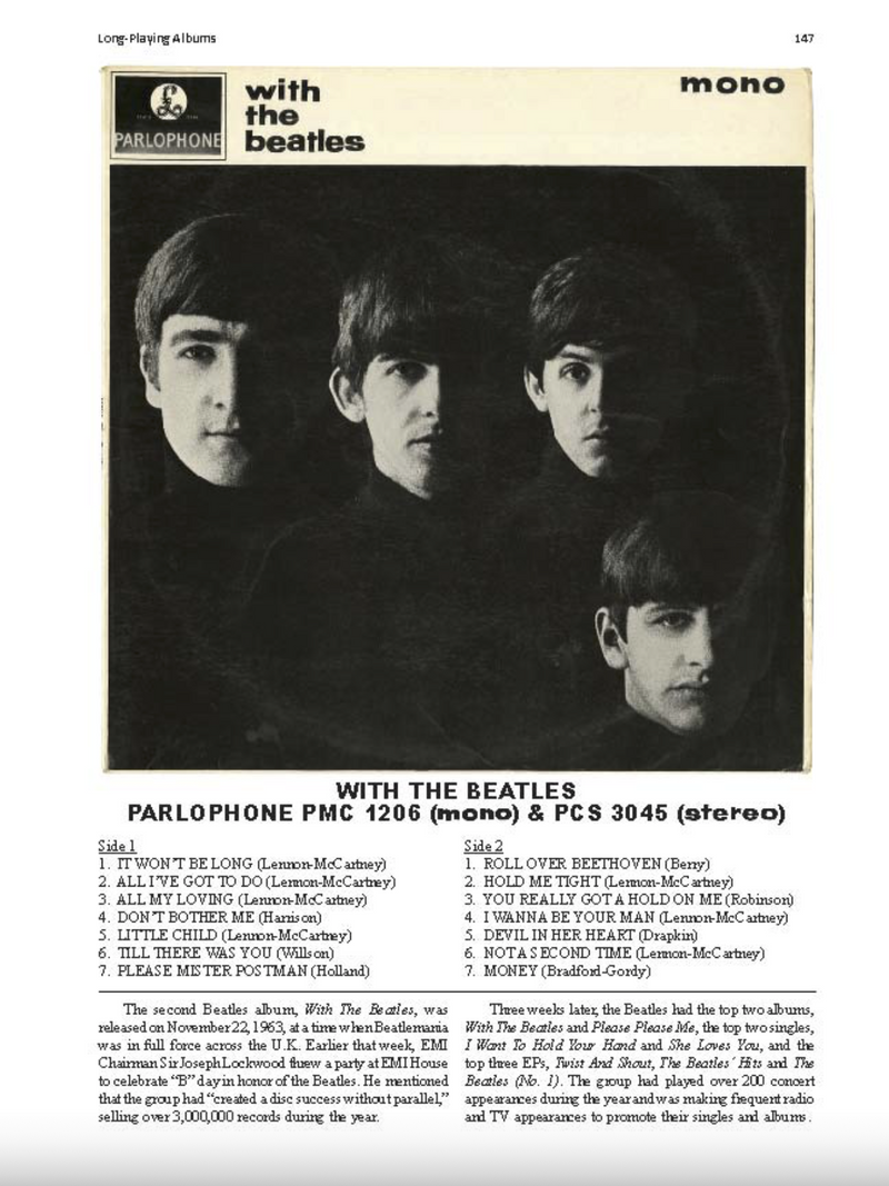 THE BEATLES 'BEATLES FOR SALE ON PARLOPHONE RECORDS' BOOK