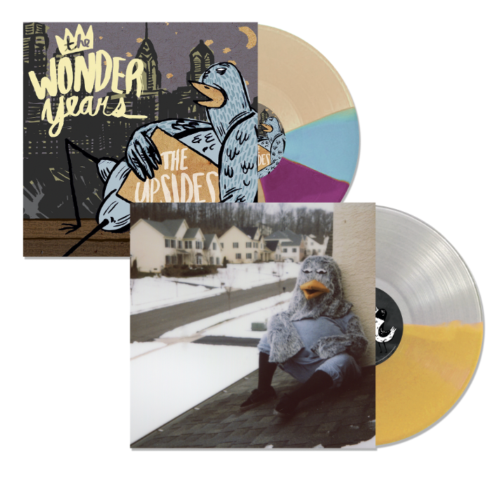 THE WONDER YEARS 'SUBURBIA I'VE GIVEN YOU ALL...' & 'THE UPSIDES' LIMITED EDITION COLOR LP BUNDLE