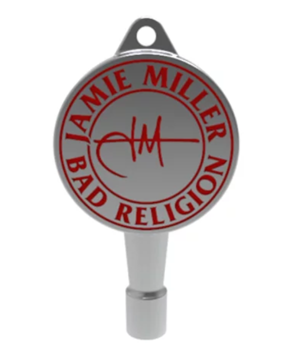 BAD RELIGION - JAMIE MILLER COLLECTIBLE SIGNATURE DRUM KEY