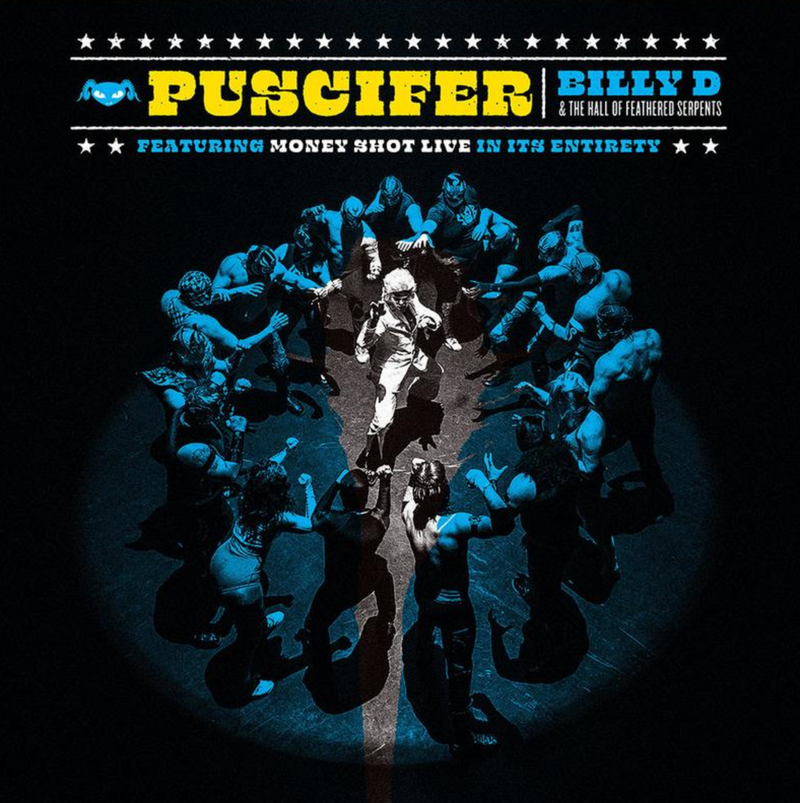 PUSCIFER 'BILLY D: MONEY SHOT LIVE IN ITS ENTIRETY' 2LP (Red & Blue Vinyl)