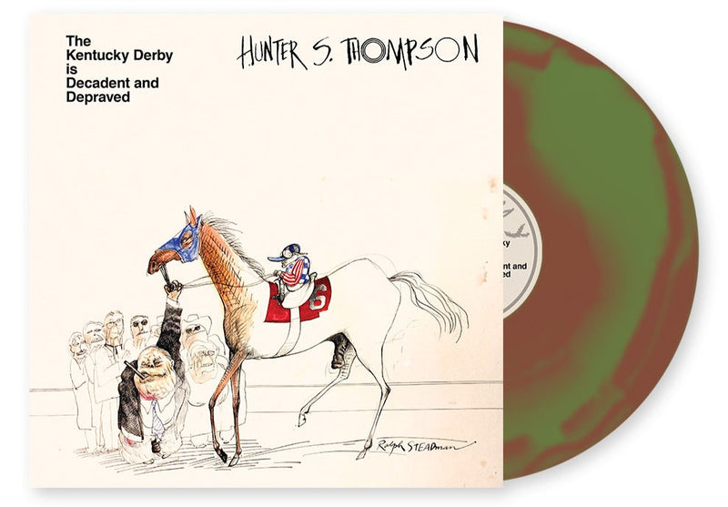 HUNTER S. THOMPSON 'THE KENTUCKY DERBY IS DECADENT AND DEPRAVED' LP (Two-Tone Horseshit Brown Vinyl)