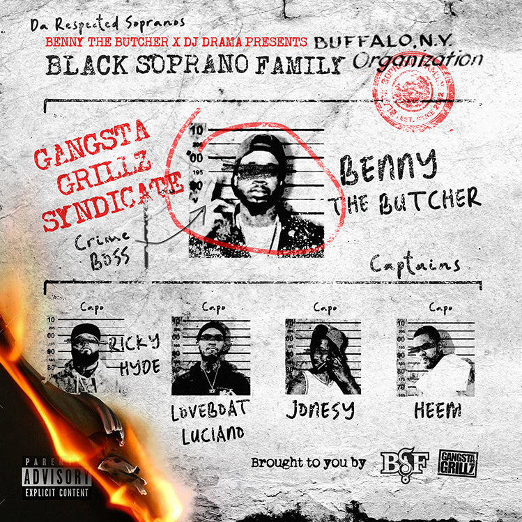 BENNY THE BUTCHER x DJ DRAMA 'THE RESPECTED SOPRANOS' LP