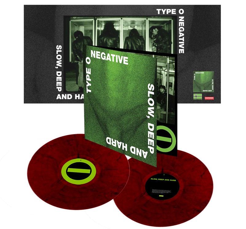 TYPE O NEGATIVE 'SLOW, DEEP & HARD' 2LP (Limited Edition – Only 500 Made, Blood Red Marble Vinyl)