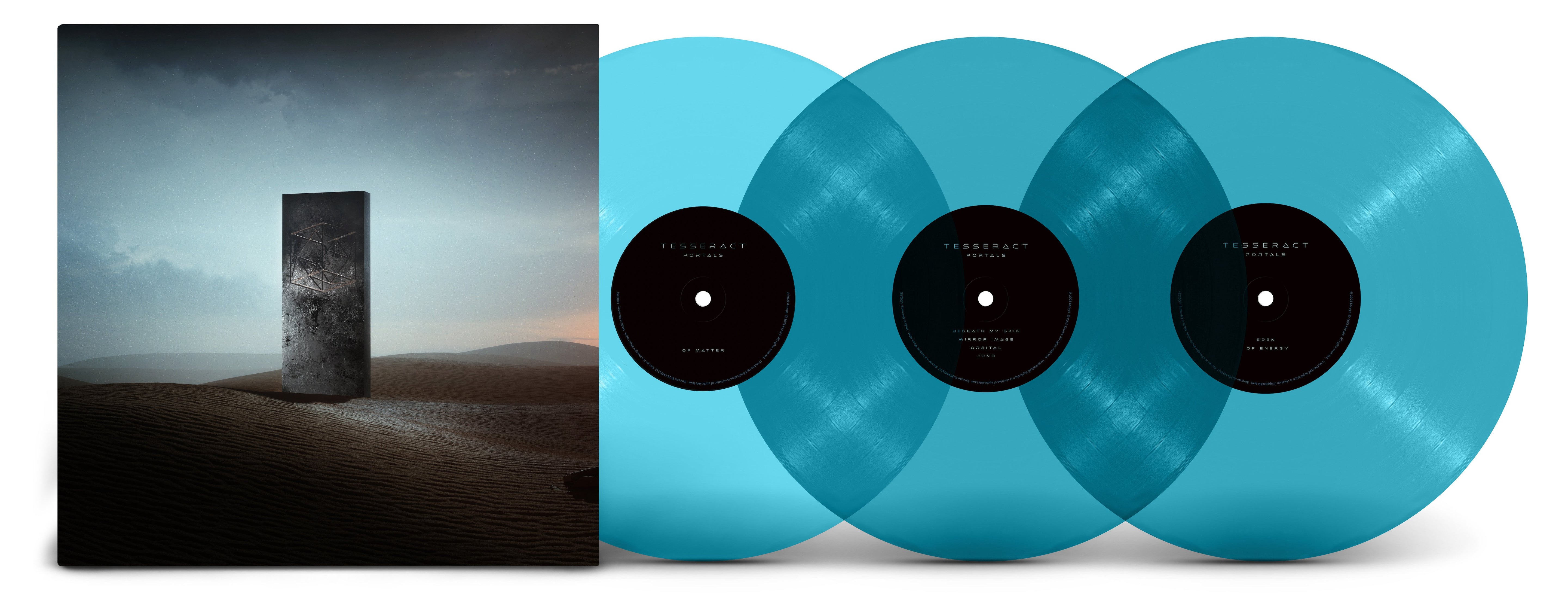 TESSERACT ‘PORTALS’ LIMITED-EDITION CLEAR BLUE 3xLP