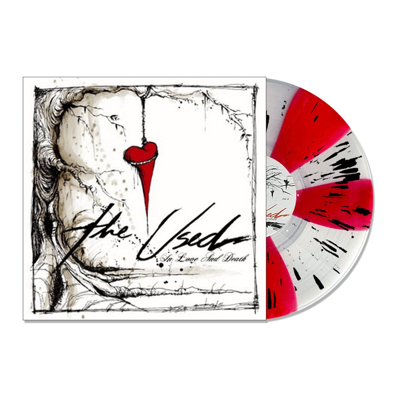 THE USED ‘IN LOVE AND DEATH’ LP (Limited Edition — Only 500 Made, Clear, Red, & Black Splatter Vinyl)