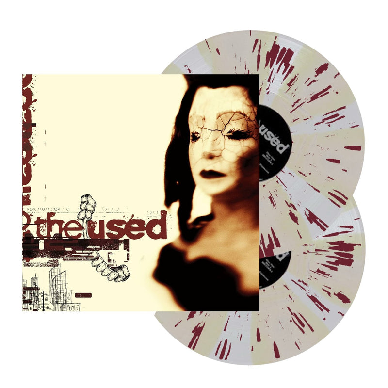 THE USED ‘THE USED’ 2LP (Limited Edition — Only 500 Made, Bone & Ultra Clear Pinwheel w/ Maroon Splatter Vinyl)