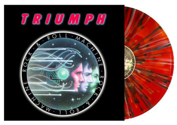 TRIUMPH ‘ROCK & ROLL MACHINE’ LP (Limited Edition – Only 300 made, Red w/ Black, Blue & Orange Splatter Vinyl)