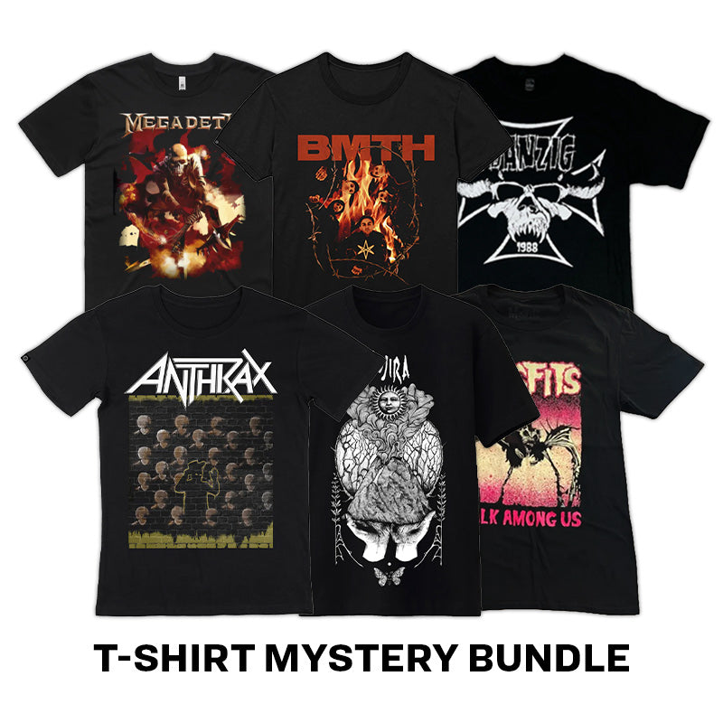 METAL/ROCK Mystery T-Shirt Bundle (Three T-Shirts)