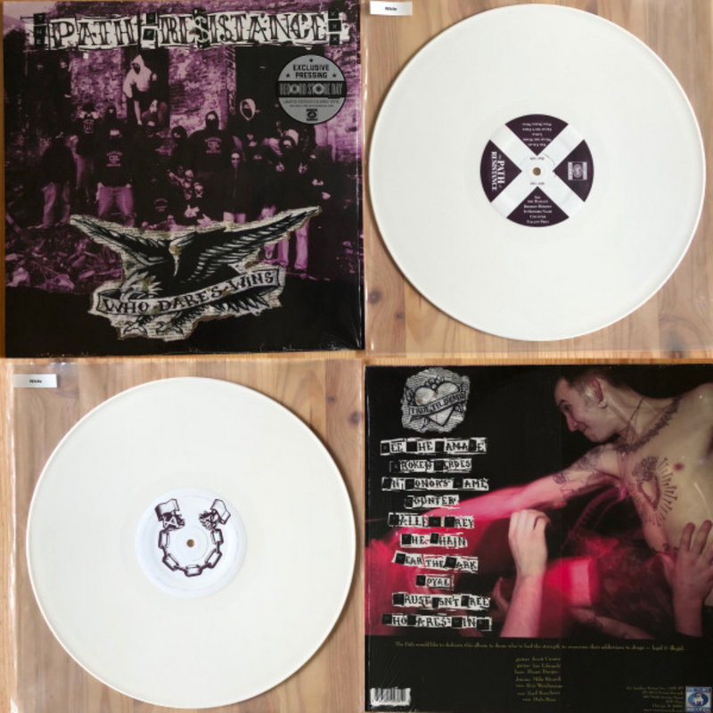THE PATH OF RESISTANCE 'WHO DARE WINS' LP (White Vinyl)