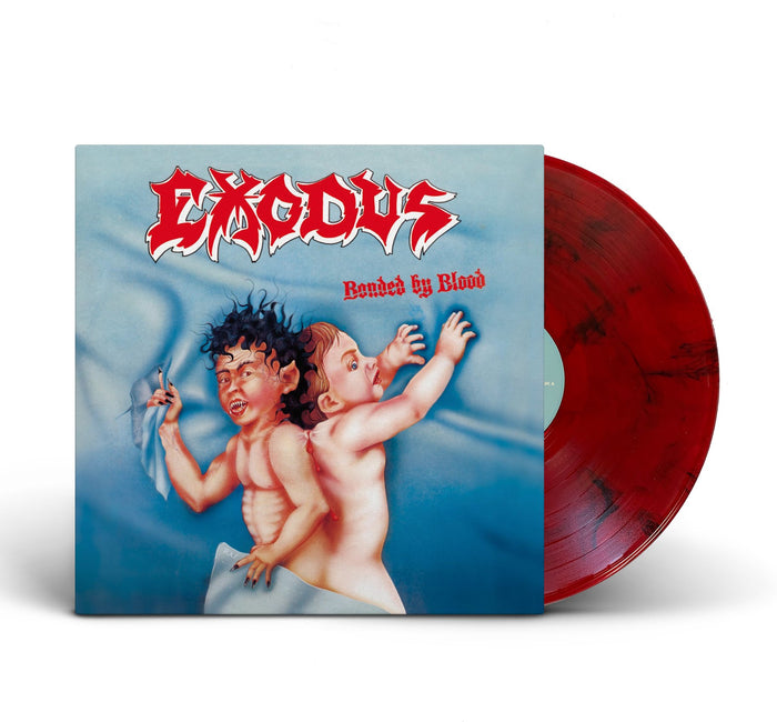 EXODUS 'BONDED BY BLOOD' LP — ONLY 150 MADE (Limited Edition Blood Red w/Black Swirl Vinyl)