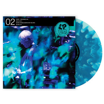 PHISH 'LP ON LP 02 BLUE WAVES 5/26/11' LP (Blue & Aqua Splatter Vinyl)