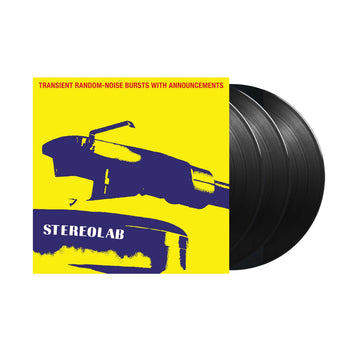 STEREOLAB 'TRANSIENT RANDOM NOISE-BURSTS WITH ANNOUNCEMENTS' 3LP