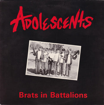 ADOLESCENTS 'BRATS IN BATTALIONS' LP (White Vinyl)