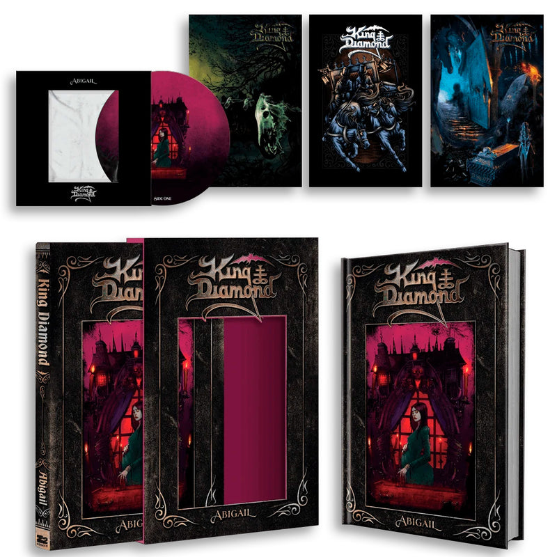 KING DIAMOND'S ABIGAIL BOOK DELUXE EDITION WITH VINYL