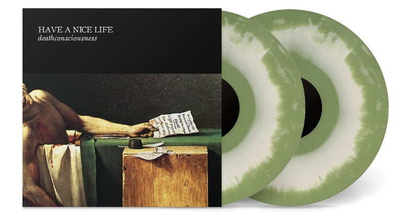 HAVE A NICE LIFE ‘DEATHCONSCIOUSNESS’ OLIVE GREEN & WHITE 2LP — ONLY 300 MADE