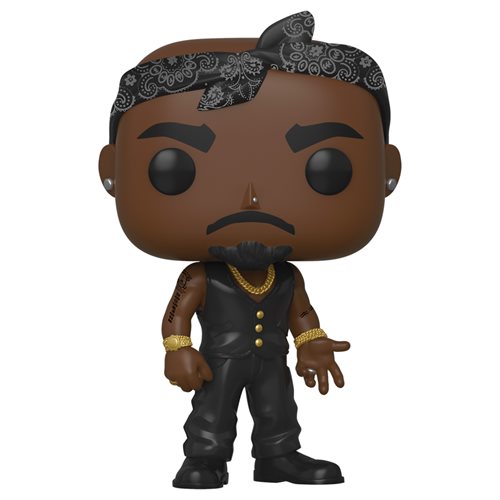 2PAC (VEST W/ BANDANA) FUNKO POP! ROCKS FIGURE