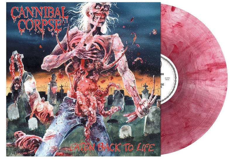 CANNIBAL CORPSE 'EATEN BACK TO LIFE' BLOODSHOT RED LP