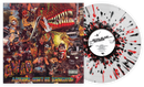 GWAR 'AMERICA MUST BE DESTROYED' CLEAR WITH RED AND BLACK SPLATTER LP