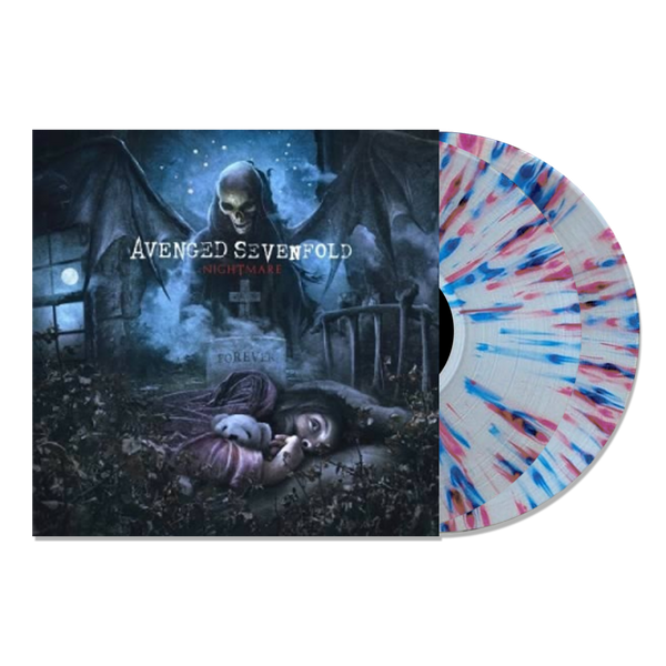 AVENGED SEVENFOLD 'NIGHTMARE' LIMITED-EDITION CLEAR WITH PURPLE, BLUE,
