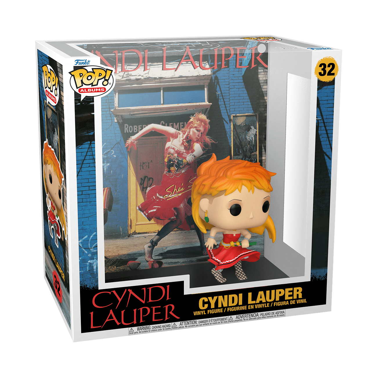 CYNDI LAUPER SHE'S SO UNUSUAL FUNKO POP! ALBUMS FIGURE WITH CASE