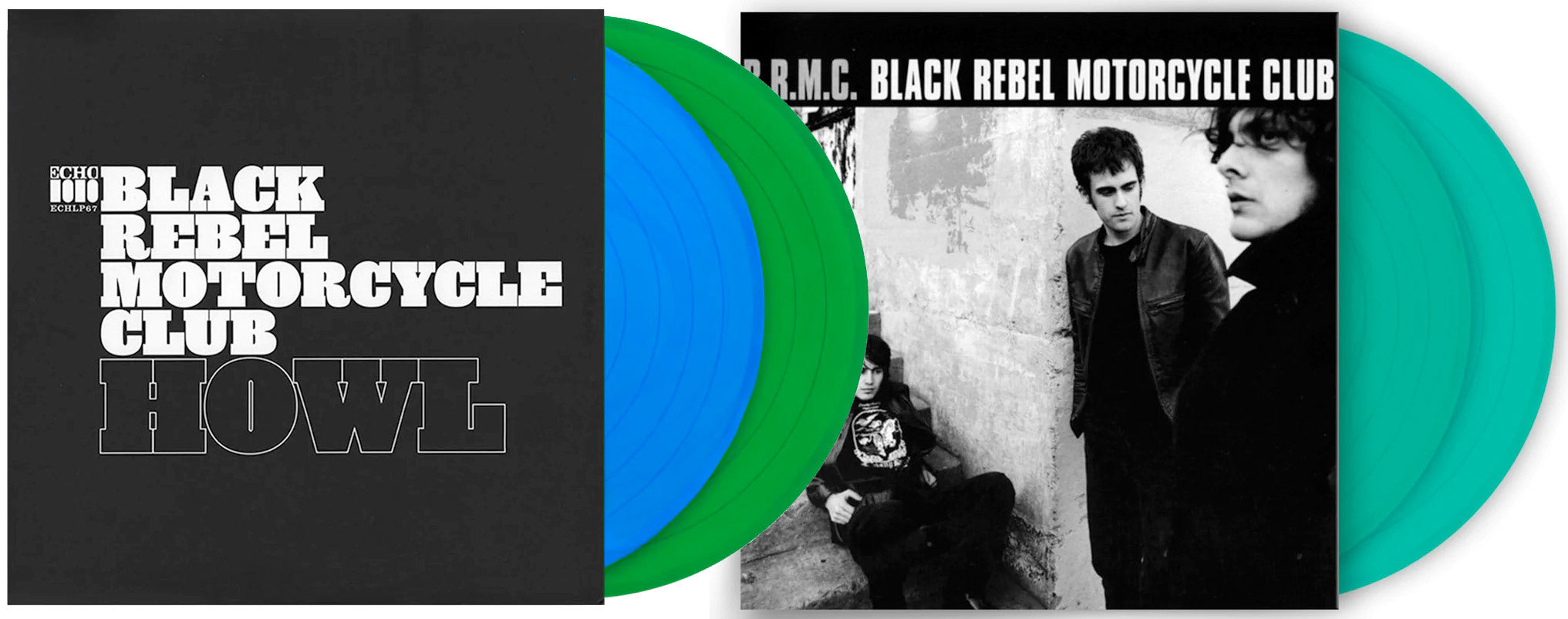 BLACK REBEL MOTORCYCLE CLUB EXCLUSIVE LP BUNDLE (B.R.M.C. plus HOWL Colored Vinyl)