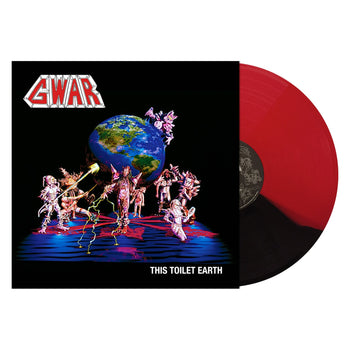 GWAR 'THIS TOILET EARTH' LP (Red & Black Vinyl)
