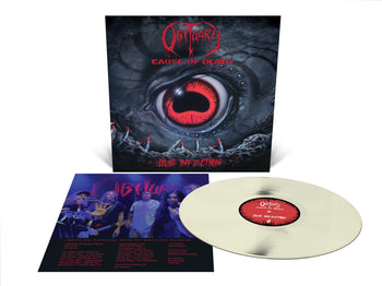 OBITUARY ‘CAUSE OF DEATH - LIVE INFECTION’ LP (Limited Edition – Only 200 made, Bone White Vinyl)