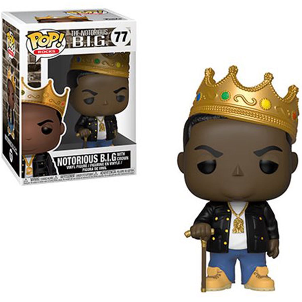 NOTORIOUS B.I.G. CROWN FUNKO POP! VINYL FIGURE