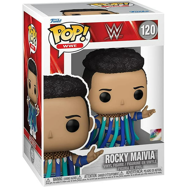 WWE ROCKY MAIVIA FUNKO METALLIC POP! FIGURE