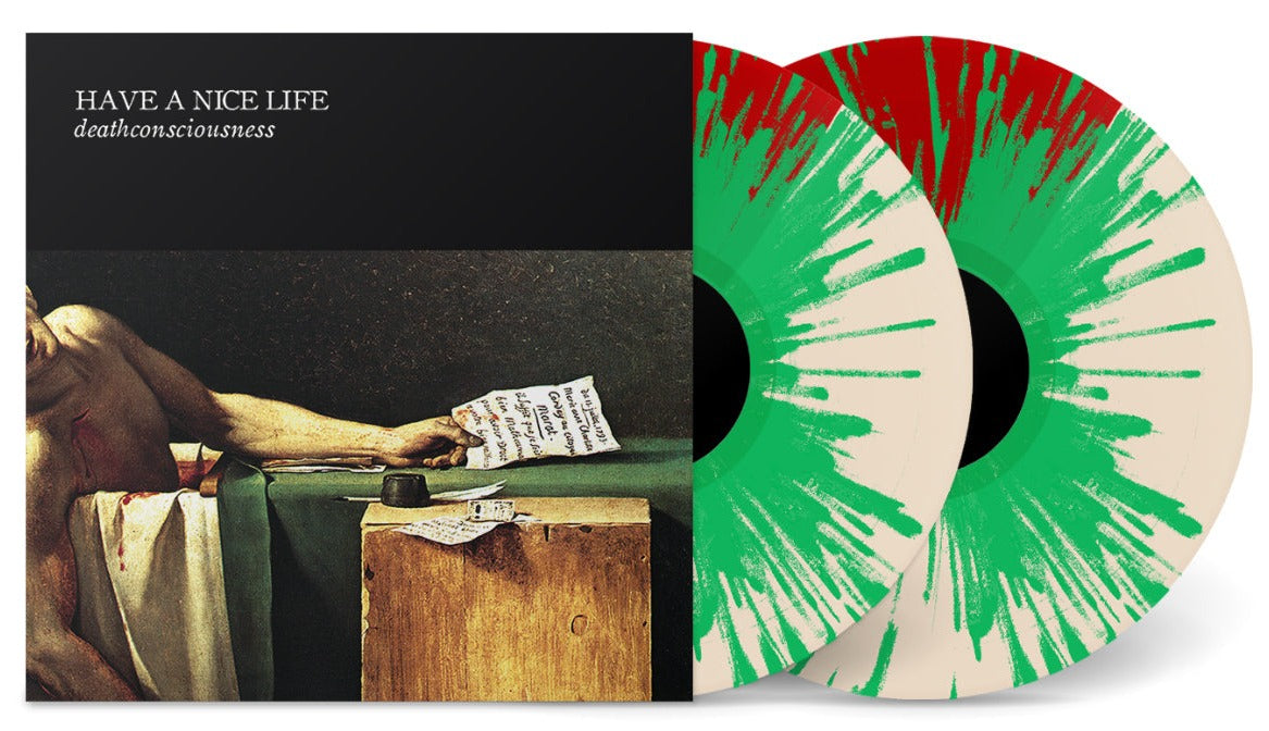 HAVE A NICE LIFE ‘DEATHCONSCIOUSNESS’ 2LP (Limited Edition – Only 200 made, Blood Red & Bone Half & Half w/ Kelly Green Splatter Vinyl)