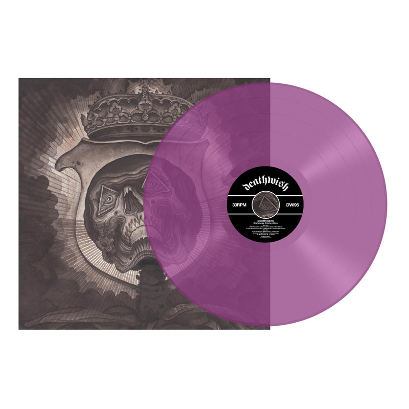 DOOMRIDERS 'DARKNESS COME ALIVE' LP (Clear Purple Vinyl)