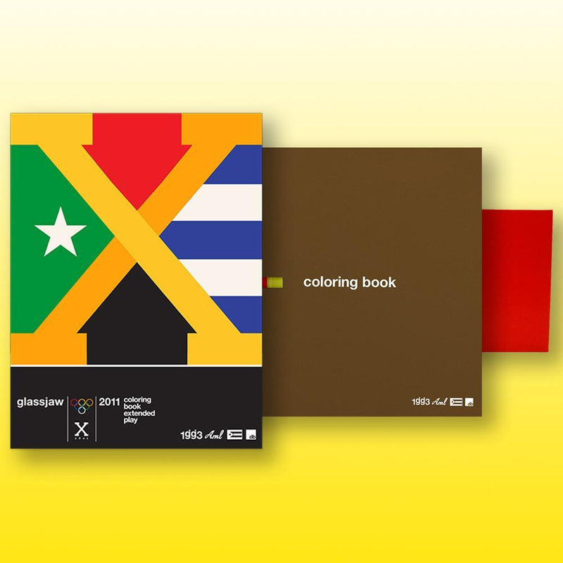 GLASSJAW ‘COLORING BOOK’ ORANGE CLEAR GREEN EP