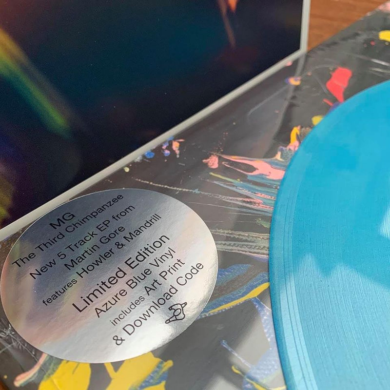 MARTIN GORE 'THE THIRD CHIMPANZEE' LP (Azure Blue Vinyl)